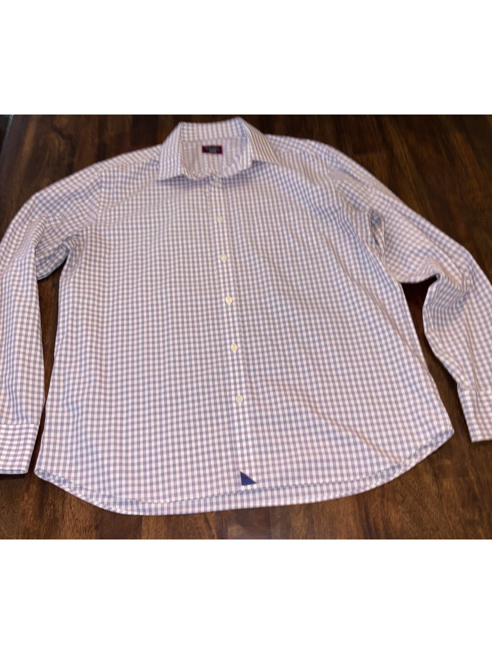 UNTUCKit Vinhas WF Wrinkle Free Button Down Shirt X-Large Regular Fit Gingham